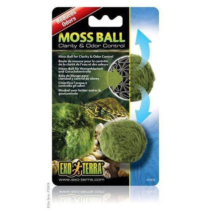 Exo Terra Moss Ball / Clarity & Odour Control - Aquatic Supplies Australia
