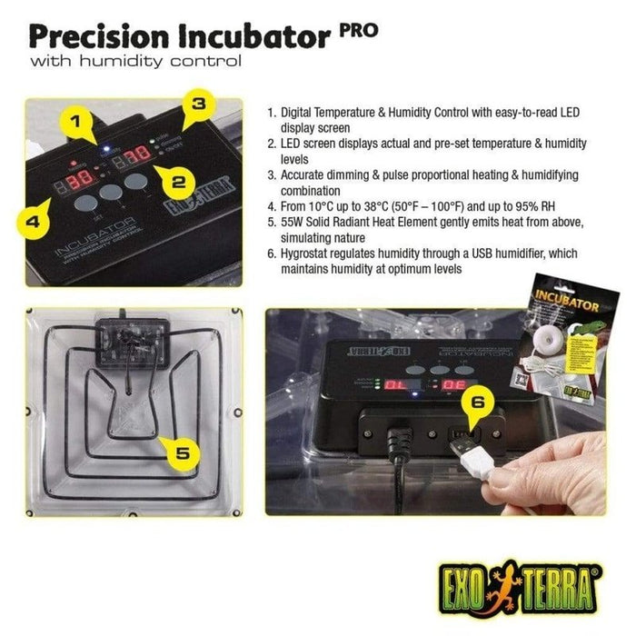 Exo Terra Precision Incubator Pro - Aquatic Supplies Australia