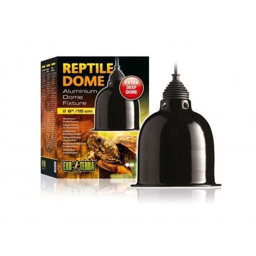 Exo Terra Reptile Dome Aluminium Light Fixture 15cm - Aquatic Supplies Australia