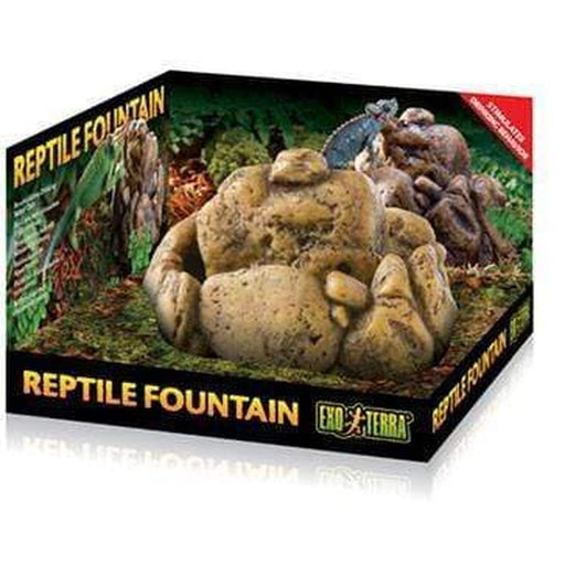 Exo Terra Reptile Fountain / Re - circulating Drinking Water Dish - Aquatic Supplies Australia