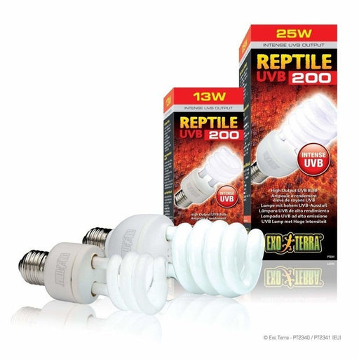 Exo Terra Reptile UVB200 High Output UVB Bulb - Aquatic Supplies Australia