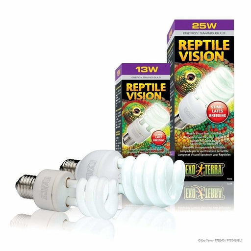 Exo Terra Reptile Vision / Reptile Visual Spectrum Bulb 13w - Aquatic Supplies Australia