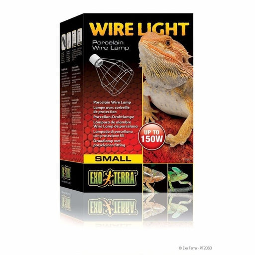 Exo Terra Wire Light Porcelain Wire Lamp Small - Aquatic Supplies Australia