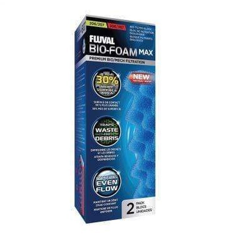 Fluval 206/207 306/307 Bio-Foam Max 2 Pack - Aquatic Supplies Australia