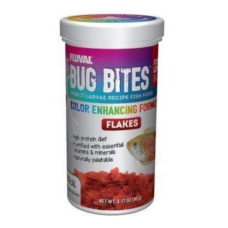 Fluval Bug Bites Colour Enhancing Flakes - Aquatic Supplies Australia
