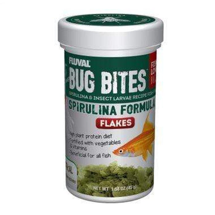 Fluval Bug Bites Spirulina Flakes - Aquatic Supplies Australia