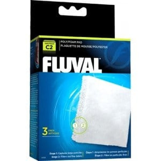 Fluval C2 Poly/Foam Pad 3 Pack - Aquatic Supplies Australia