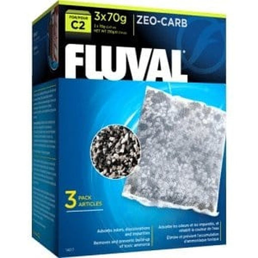 Fluval C2 Zeo - Carb 3 x 70g - Aquatic Supplies Australia