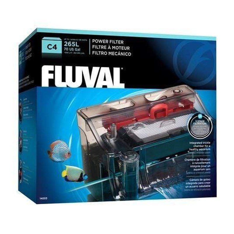 Fluval C4 Hang On Power Filter (1000 L/h, 265L) - Aquatic Supplies Australia