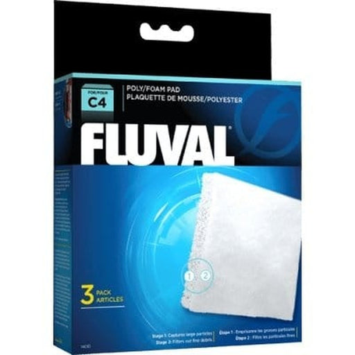 Fluval C4 Poly/Foam Pad 3 Pack - Aquatic Supplies Australia