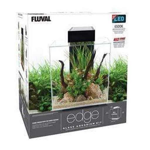 Fluval EDGE 2.0 LED Aquarium Black 46L - Aquatic Supplies Australia