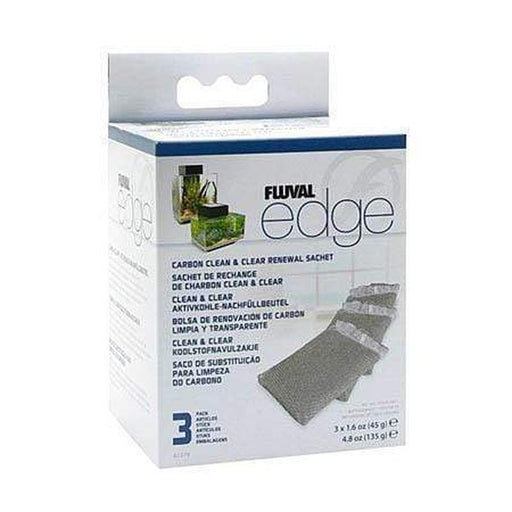 Fluval EDGE Carbon Clean & Clear Sachet 3 Pack - Aquatic Supplies Australia