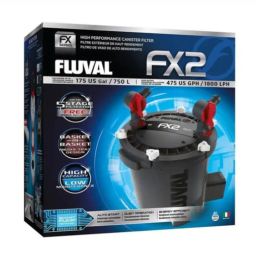 Fluval FX2 Canister Filter (750L, 1800L/h) - Aquatic Supplies Australia