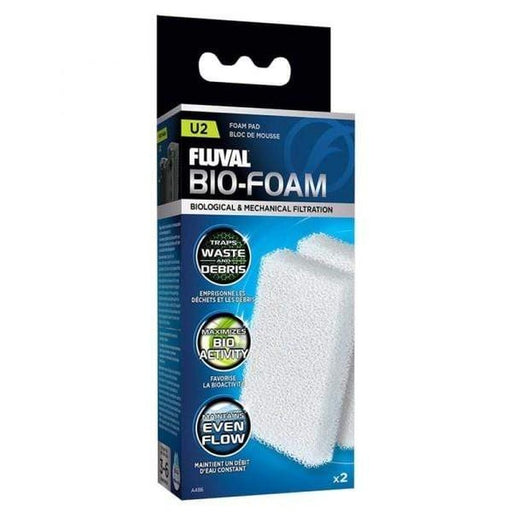 Fluval U2 Filter Bio-Foam Pad 2 Pack Aquatic Supplies Australia