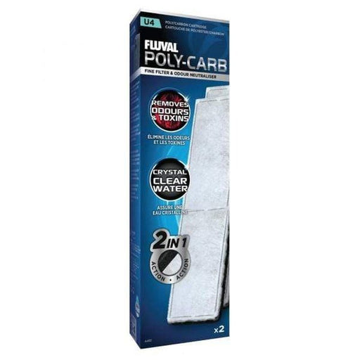 Fluval U4 Filter Poly/Carbon 2 Pack - Aquatic Supplies Australia