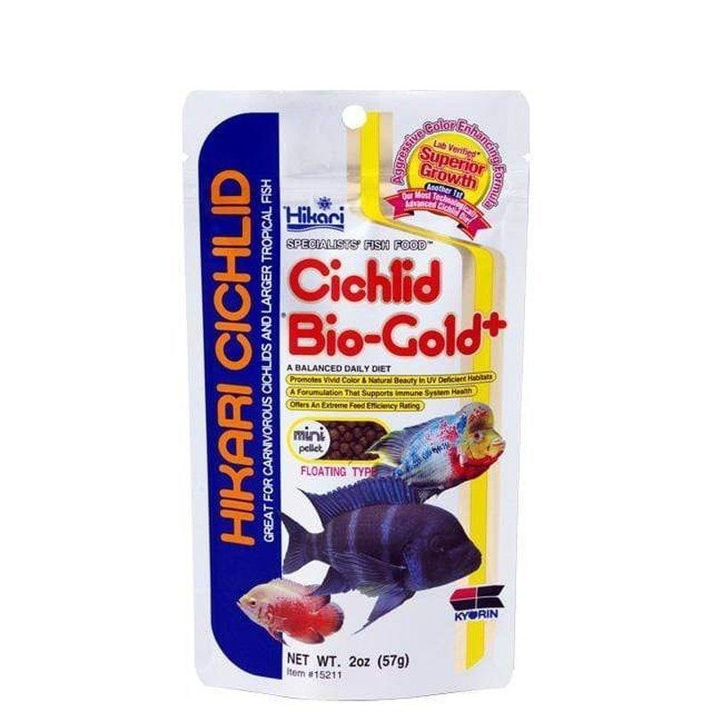 Hikari Cichlid Bio-Gold+ Medium Pellet 4.8-5.3mm 250g - Aquatic Supplies Australia