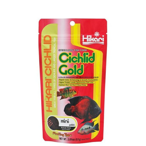 Hikari Cichlid Gold Mini Pellet 3.2 - 3.7mm 250g - Aquatic Supplies Australia