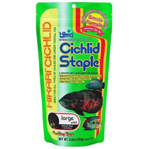 Hikari Cichlid Staple Large Pellet 7 - 9mm 250g - Aquatic Supplies Australia
