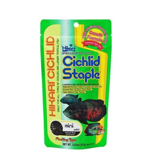 Hikari Cichlid Staple Mini Pellet 3.2 - 3.7mm 250g - Aquatic Supplies Australia