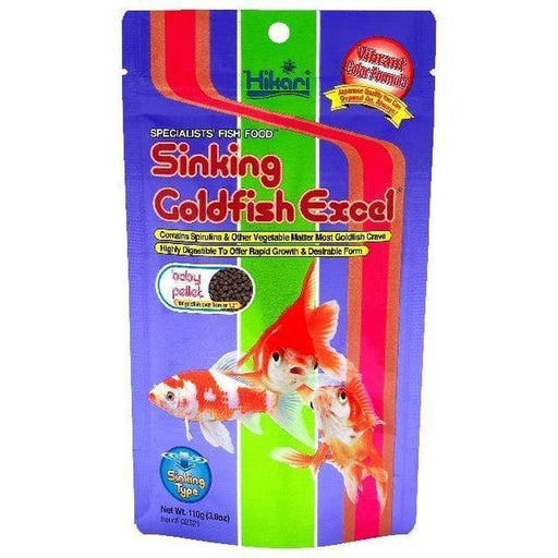 Hikari Sinking Goldfish Excel Baby Pellet 110g - Aquatic Supplies Australia