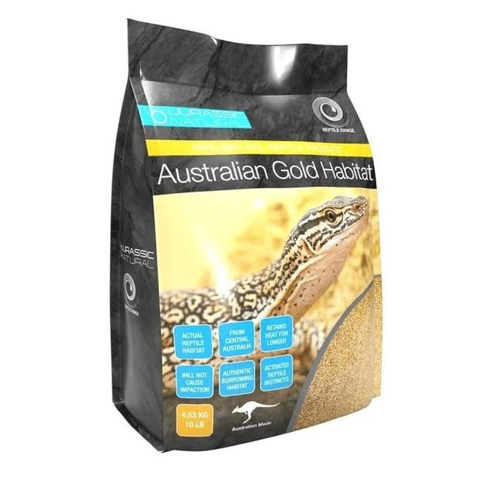 Jurassic Natural Desert Habitat Gold Sand - Aquatic Supplies Australia