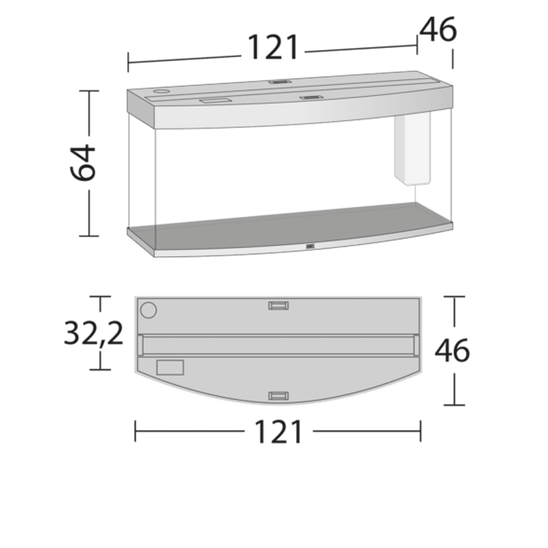 Juwel Vision 260 LED Aquarium (260L) - Aquatic Supplies Australia