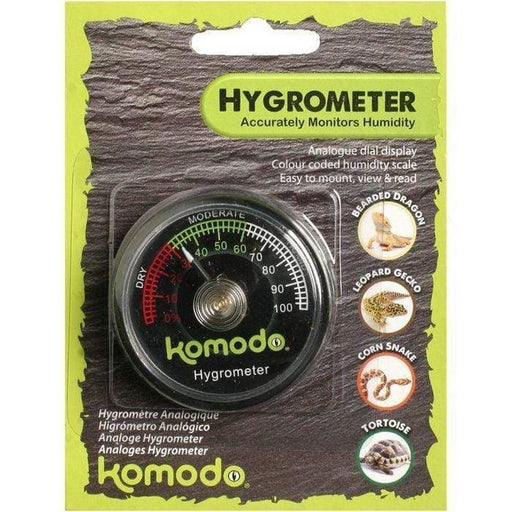 Komodo Analog Hygrometer - Aquatic Supplies Australia