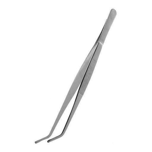 Komodo Angled Stainless Steel Feeding Tongs 30cm - Aquatic Supplies Australia