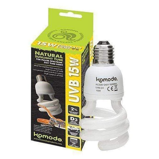 Komodo Compact Lamp UVB 2% - Aquatic Supplies Australia