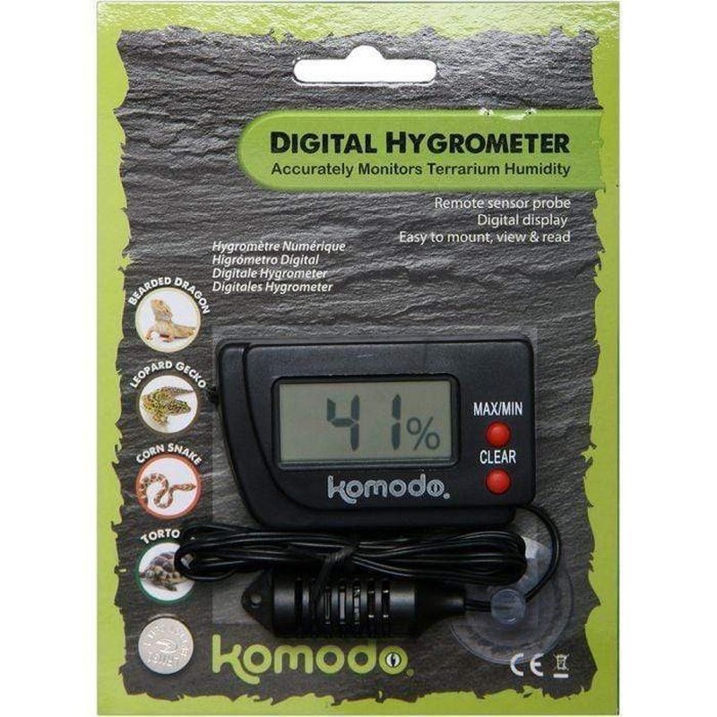 Komodo Digital Hygrometer - Aquatic Supplies Australia