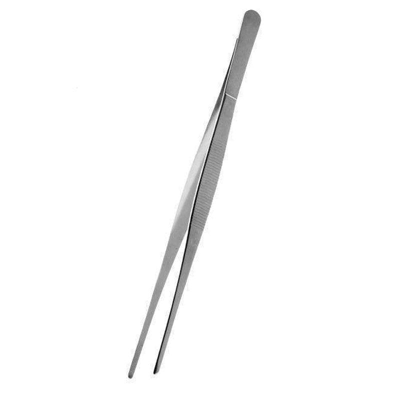 Komodo Straight Stainless Steel Feeding Tongs 30cm - Aquatic Supplies Australia