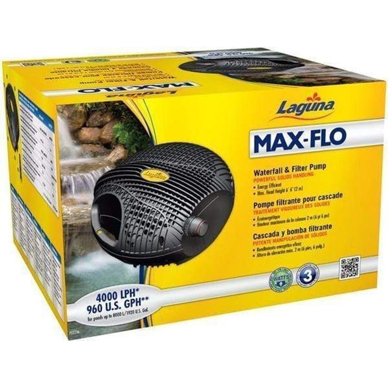 Laguna Max-Flo Waterfall & Filter Pump 960 4000L/Hr - Aquatic Supplies Australia