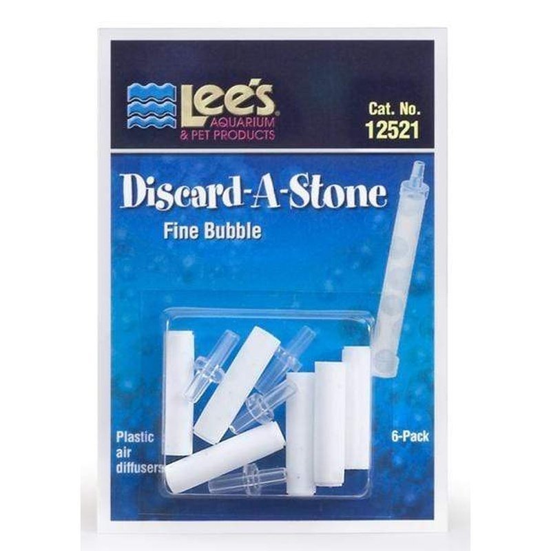 Lee's Discard-A-Stone Fine Bubble Air Stones 6 Pack - Aquatic Supplies Australia