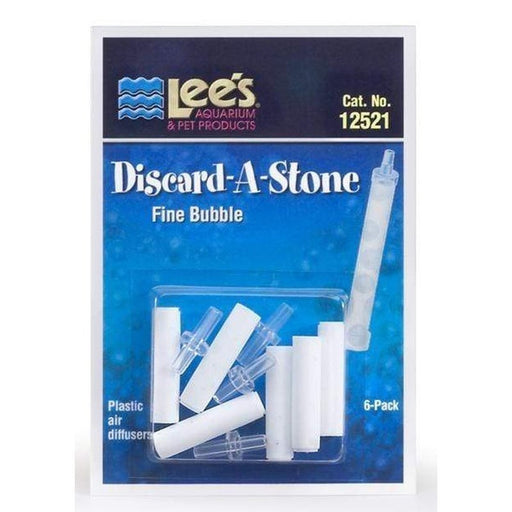 Lee's Discard-A-Stone Fine Bubble Air Stones 6 Pack - Aquatic Supplies Australia