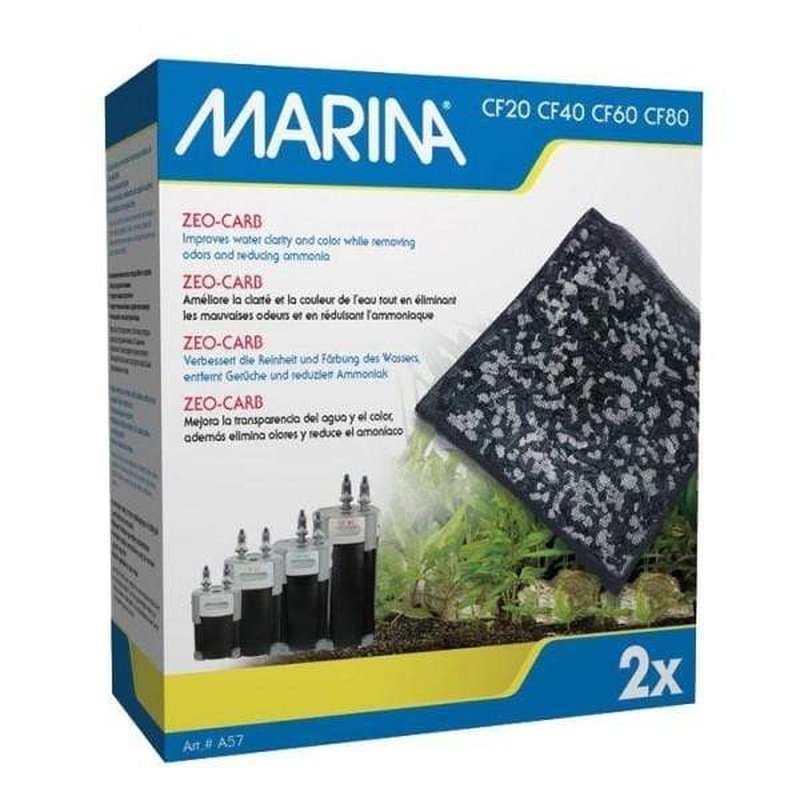 Marina CF Canister Filter Zeo Carb 2 x 285g - Aquatic Supplies Australia