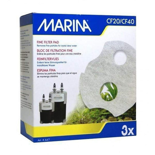 Marina CF20/CF40 Fine Filter Pad 3 Pack - Aquatic Supplies Australia