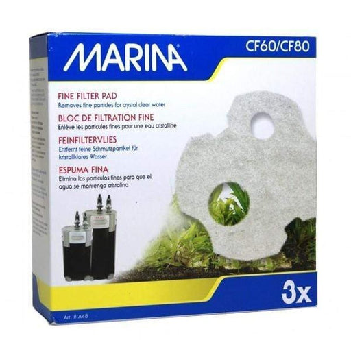 Marina CF60/CF80 Fine Filter Pad 3 Pack - Aquatic Supplies Australia