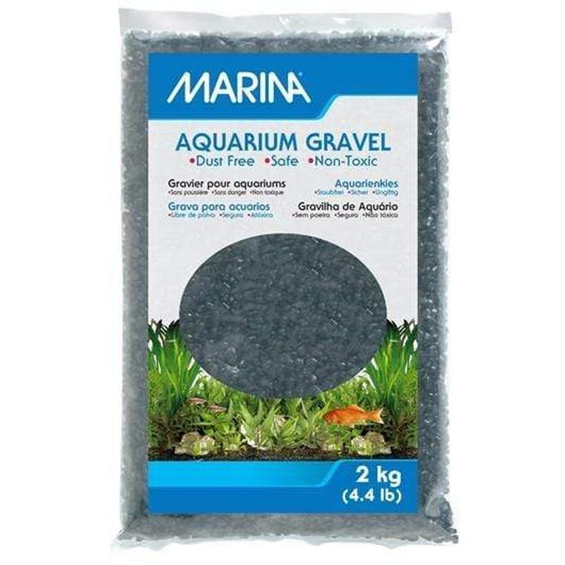 Marina Decorative Aquarium Gravel Black 4-6mm - Aquatic Supplies Australia