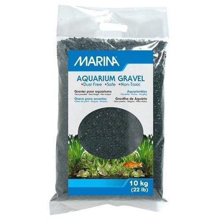 Marina Decorative Aquarium Gravel Black 4 - 6mm - Aquatic Supplies Australia