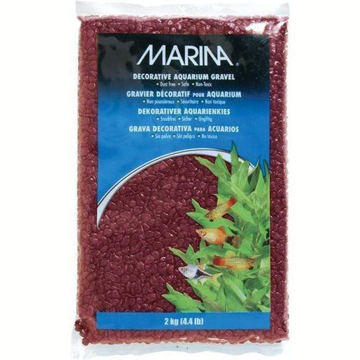 Marina Decorative Aquarium Gravel Burgundy - Aquatic Supplies Australia