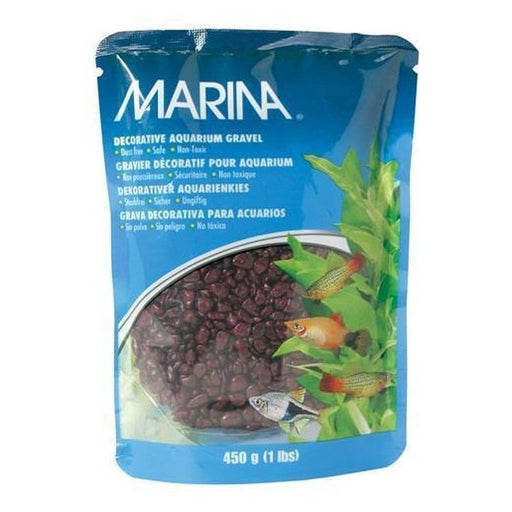 Marina Decorative Aquarium Gravel Burgundy - Aquatic Supplies Australia