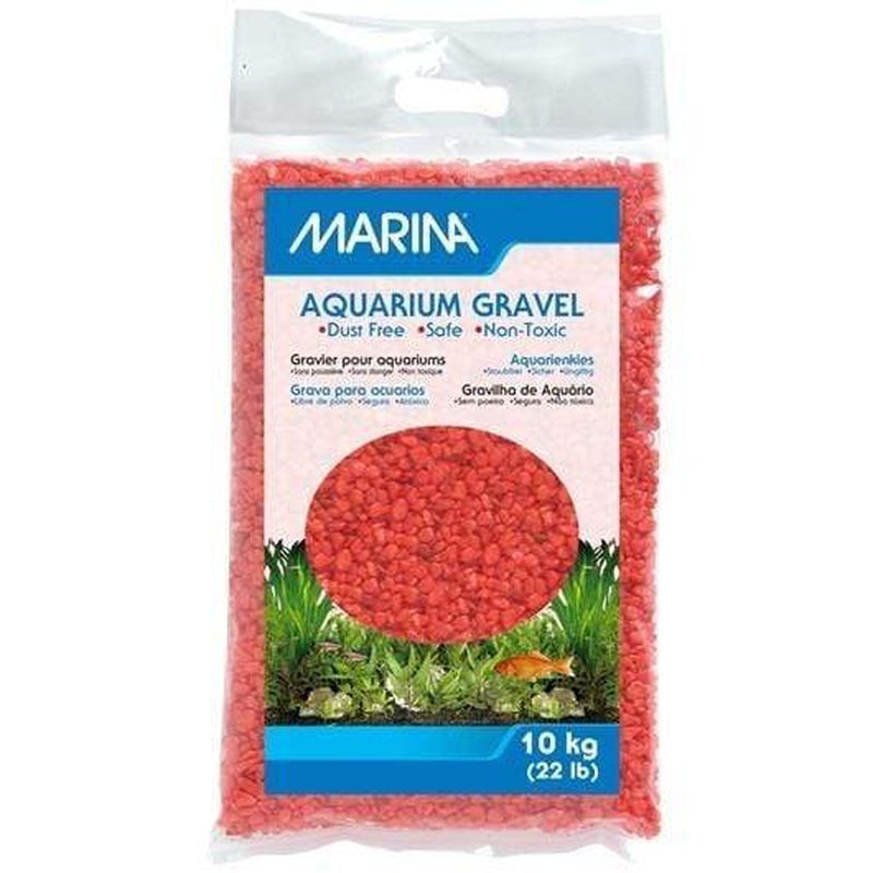 Marina Decorative Aquarium Gravel Orange - Aquatic Supplies Australia