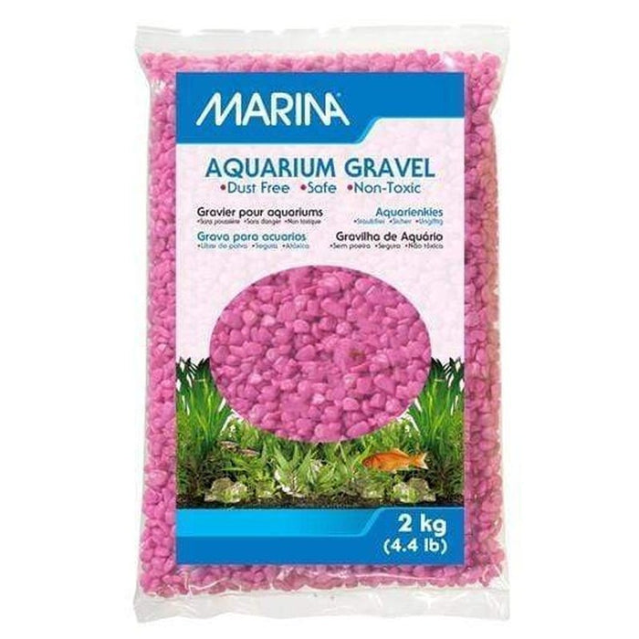 Marina Decorative Aquarium Gravel Pink - Aquatic Supplies Australia