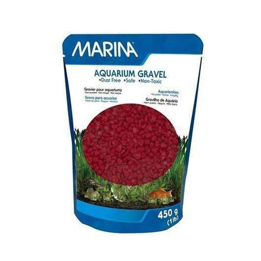 Marina Decorative Aquarium Gravel Red 450g - Aquatic Supplies Australia
