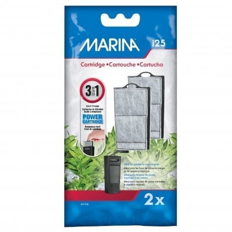Marina i25 Filter Power Cartridge 2 Pack - Aquatic Supplies Australia