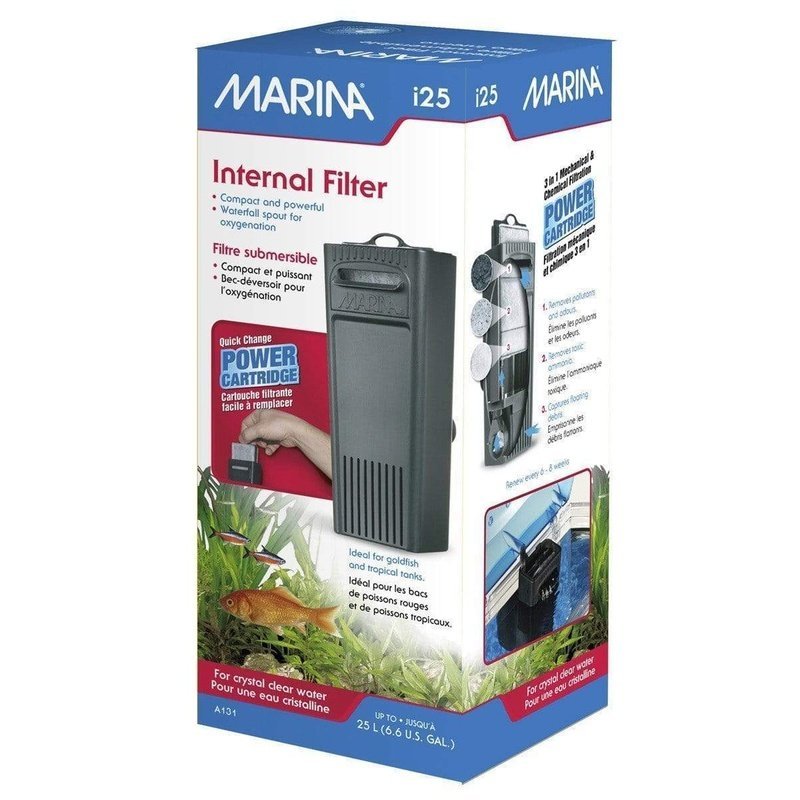 Marina i25 Internal Filter (25L, 100L/h) - Aquatic Supplies Australia