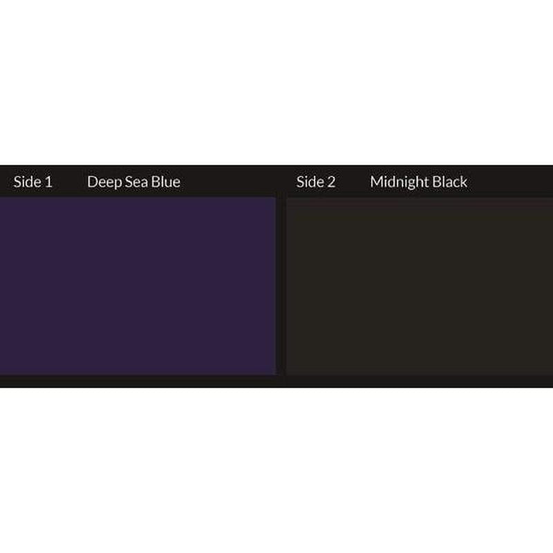 Marina Seaview Background Deep Sea Blue/Midnight Black 60cm High - Aquatic Supplies Australia