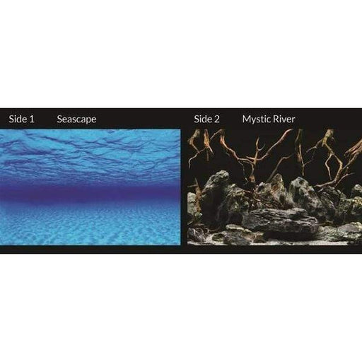 Marina Seaview Background Seascape/Mystic River 30cm High - Aquatic Supplies Australia