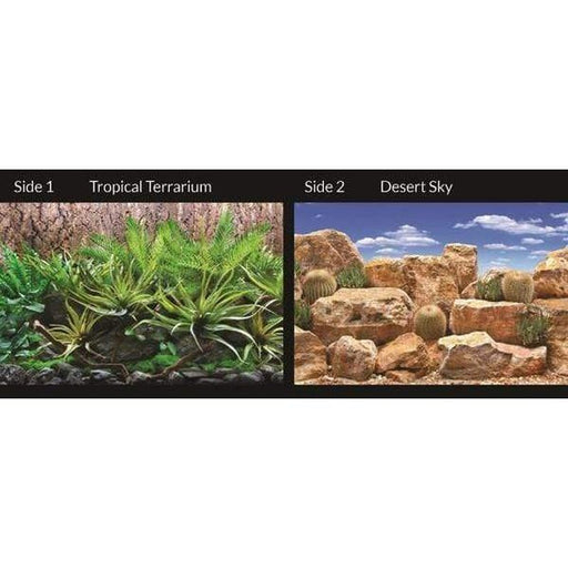 Marina Seaview Background Tropical Terrarium/Desert Sky 45cm High - Aquatic Supplies Australia