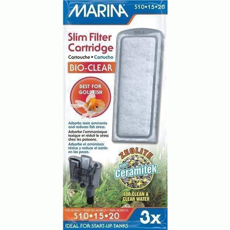 Marina Slim Bio-Clear Cartridge 3 Pack - Aquatic Supplies Australia